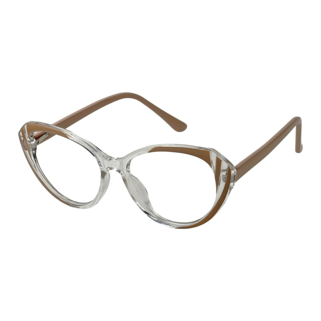 Claryon Brown Cat Eye Eyeglasses