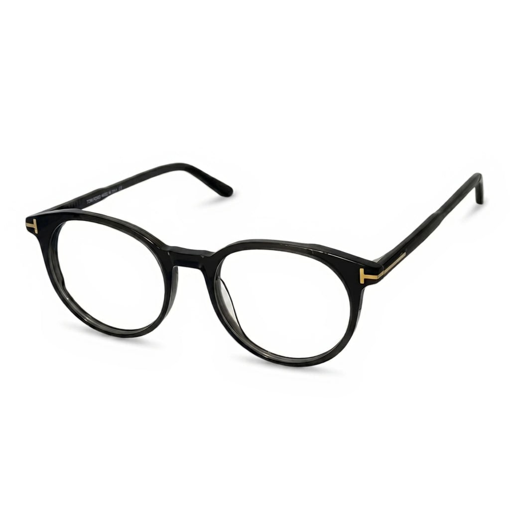 Holm Brown Round Eyeglasses