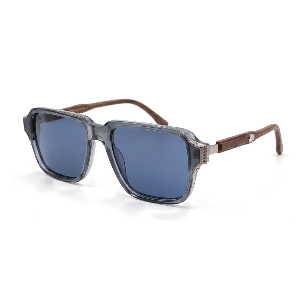 Harbor Blue Square Sunglasses