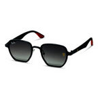 Pulse Black Square Sunglasses