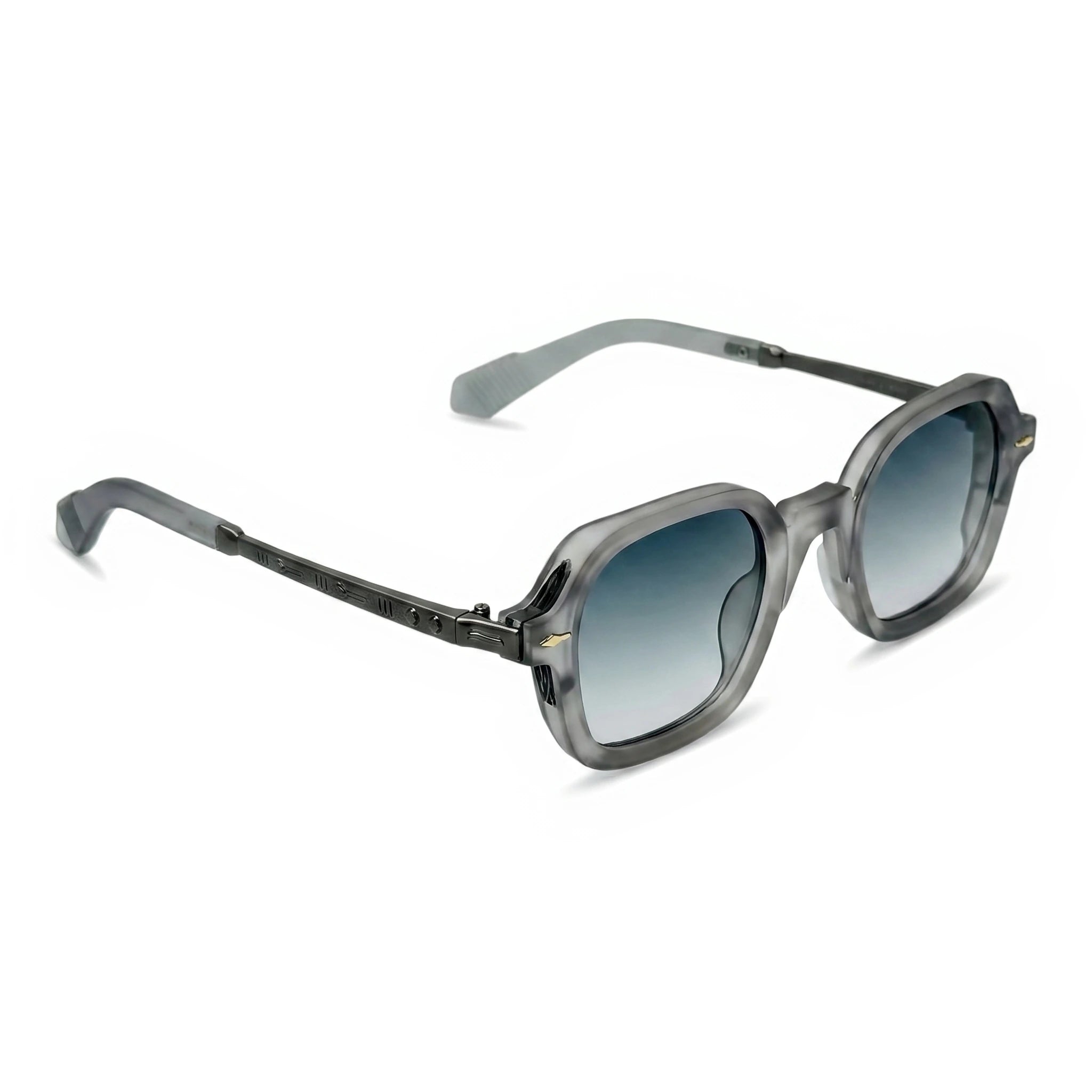 Orbit Gray Round Sunglasses