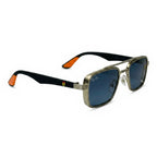 Strike Silver Square Sunglasses