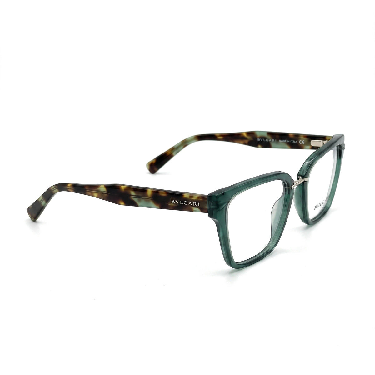 Fern Green Square Eyeglasses side view