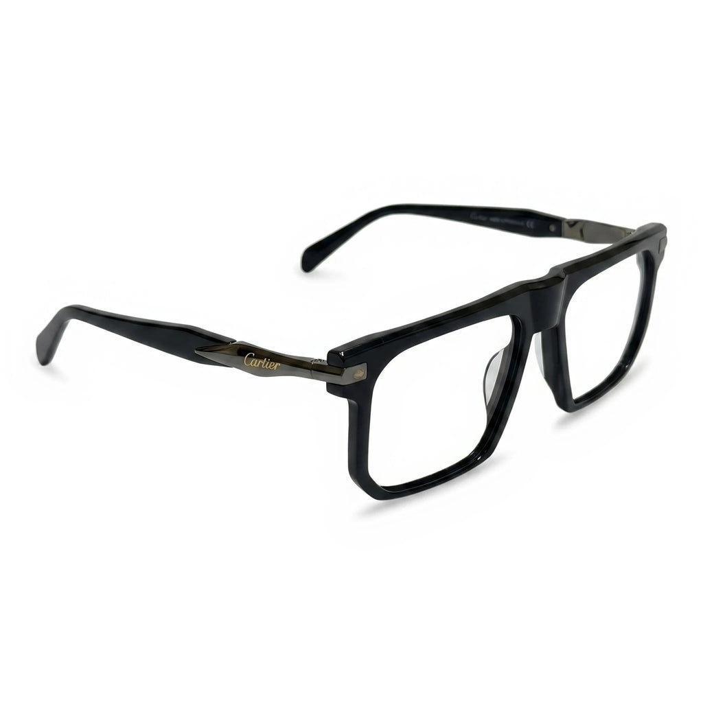 Kade Black Rectangle Eyeglasses