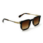 Surge Brown Square Sunglasses