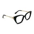 Vesper Golden black Cat Eye Eyeglasses