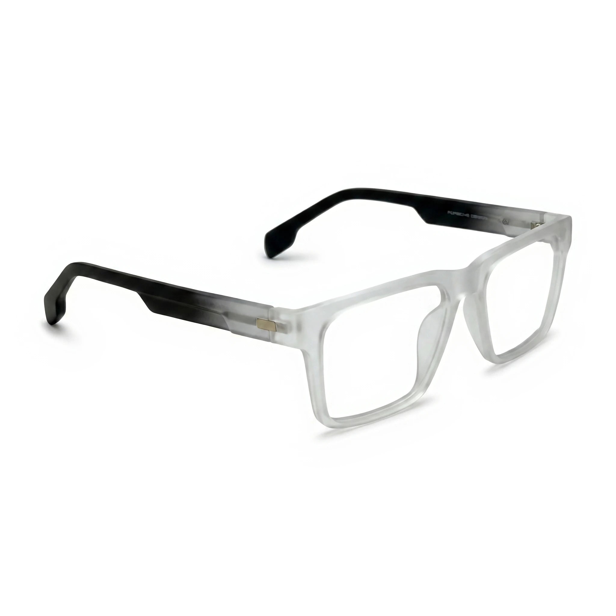 Velo Frost Black Rectangle Eyeglasses