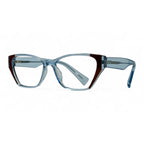 Belora Sky blue Cat Eye Eyeglasses side view