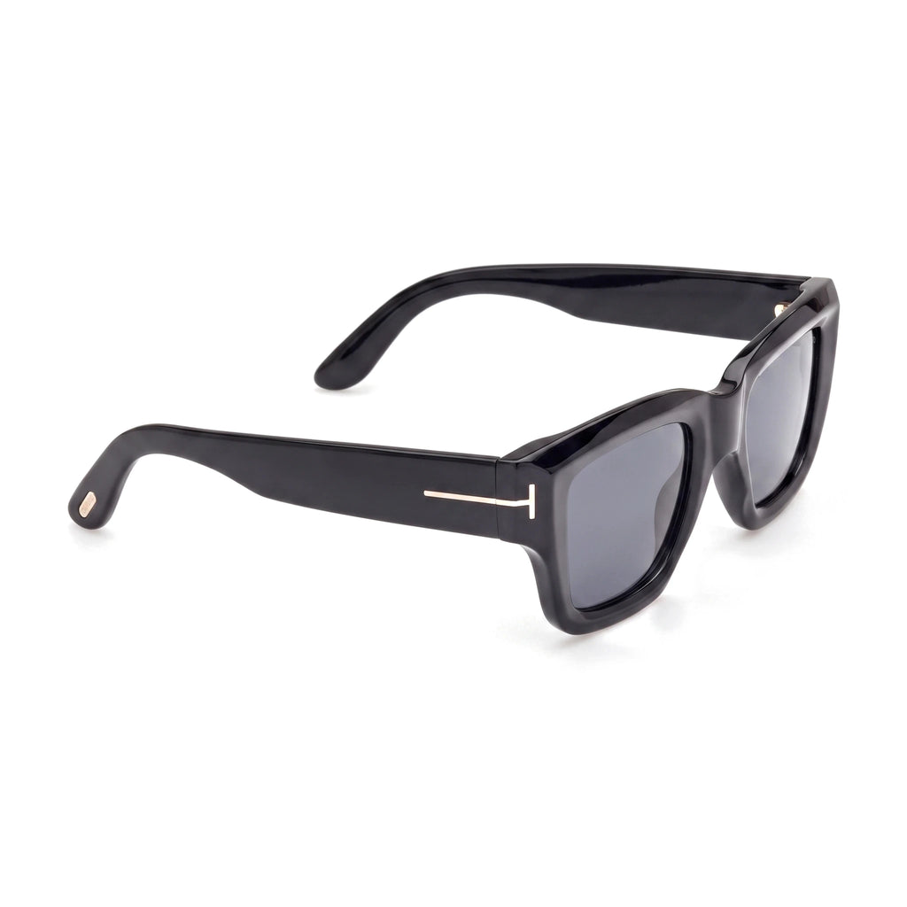 Girder Black Square Sunglasses side view