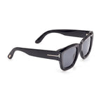 Girder Black Square Sunglasses side view