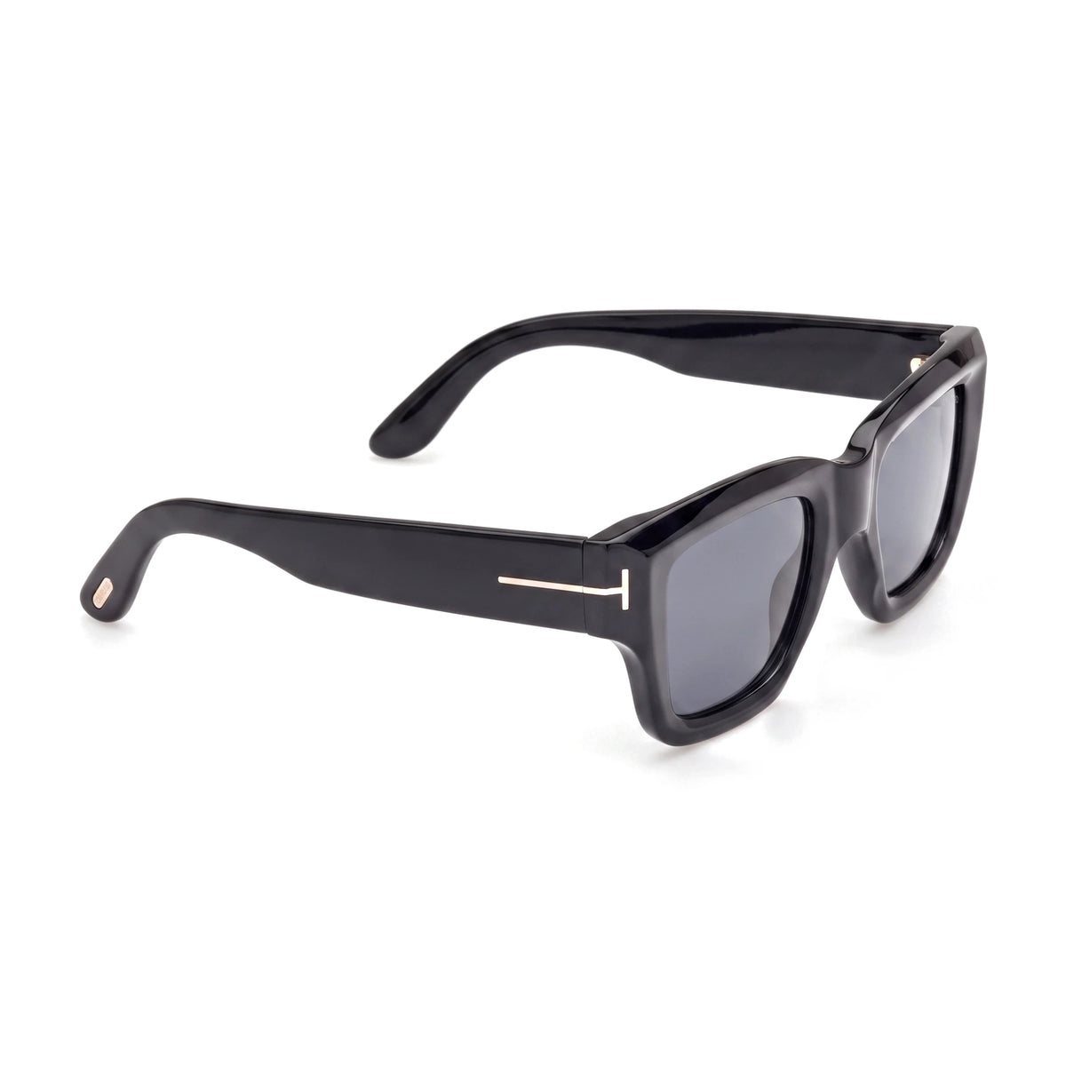 Girder Black Square Sunglasses side view