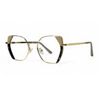 Elaris Brown Square Eyeglasses side view
