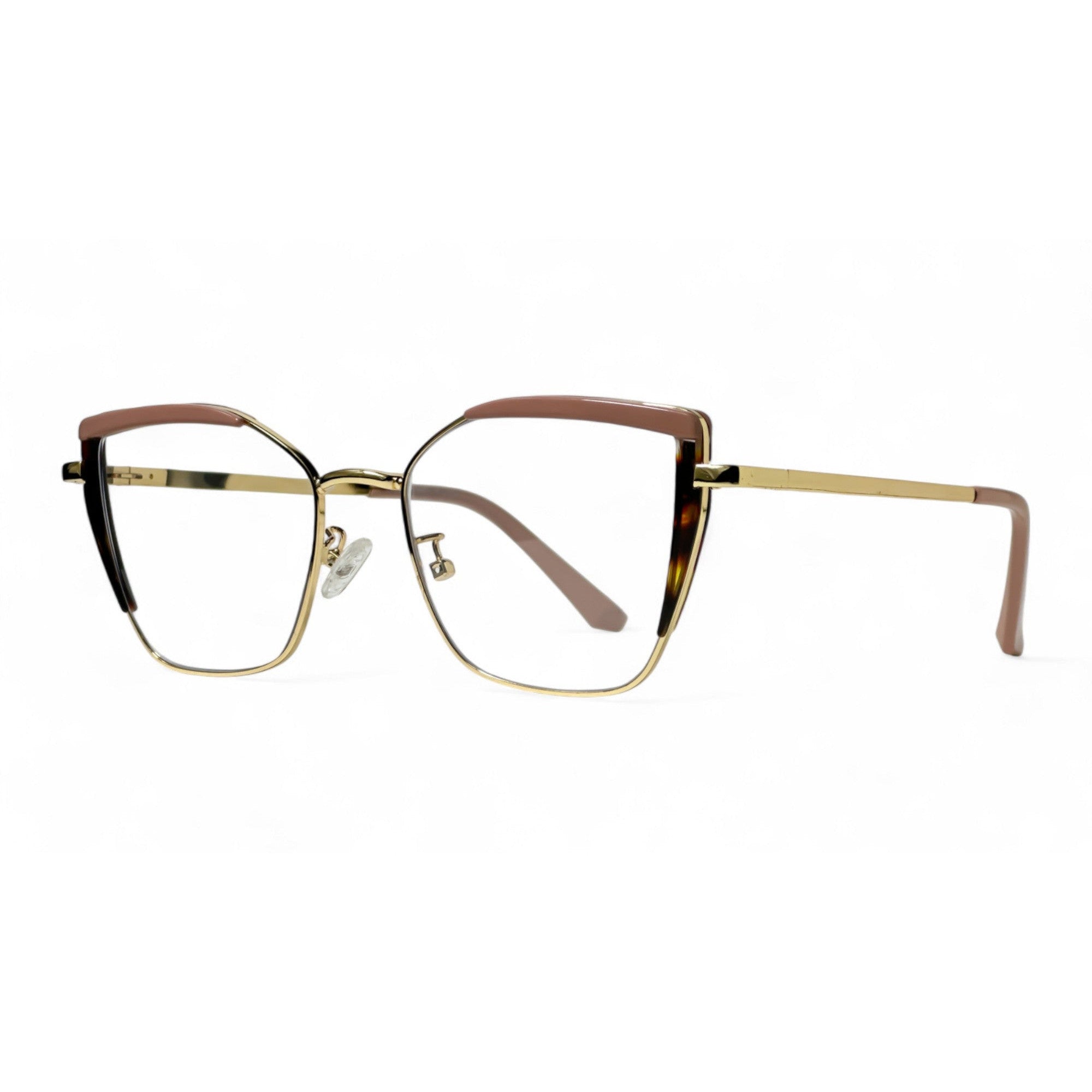 Tavira Black Cat Eye Eyeglasses side view