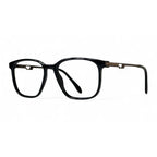 Fendrel Black Rectangle Eyeglasses side view