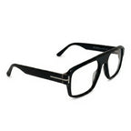Bron Black Square Eyeglasses