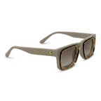 Gauge Beige Square Sunglasses