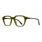 Orvian Olive Rectangle Eyeglasses side view