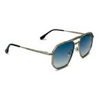 Helm Silver Square Sunglasses