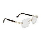 Wisp Brown golden Rectangle Eyeglasses
