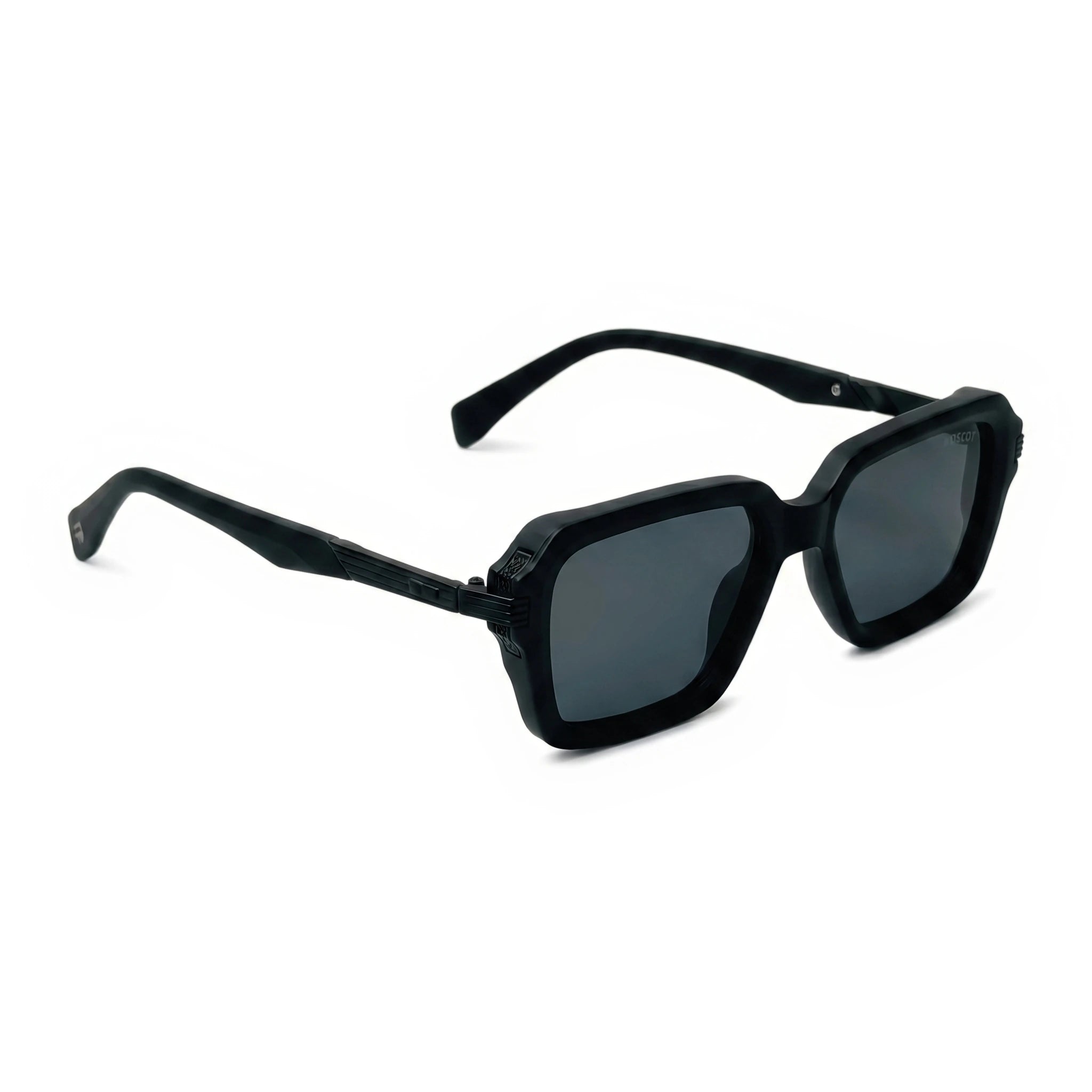 Slate Black Square Sunglasses