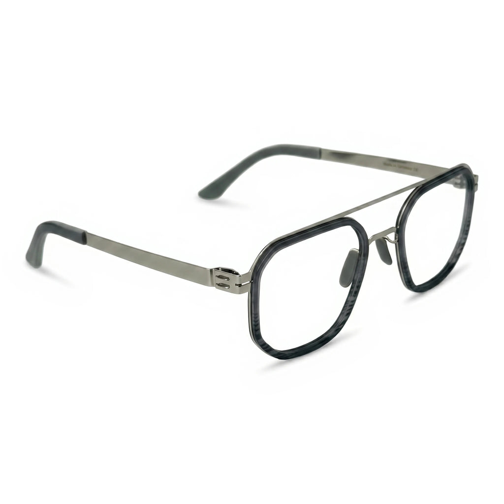 Volt Black Square Eyeglasses