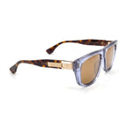 Salvo Blue Rectangle Sunglasses side view