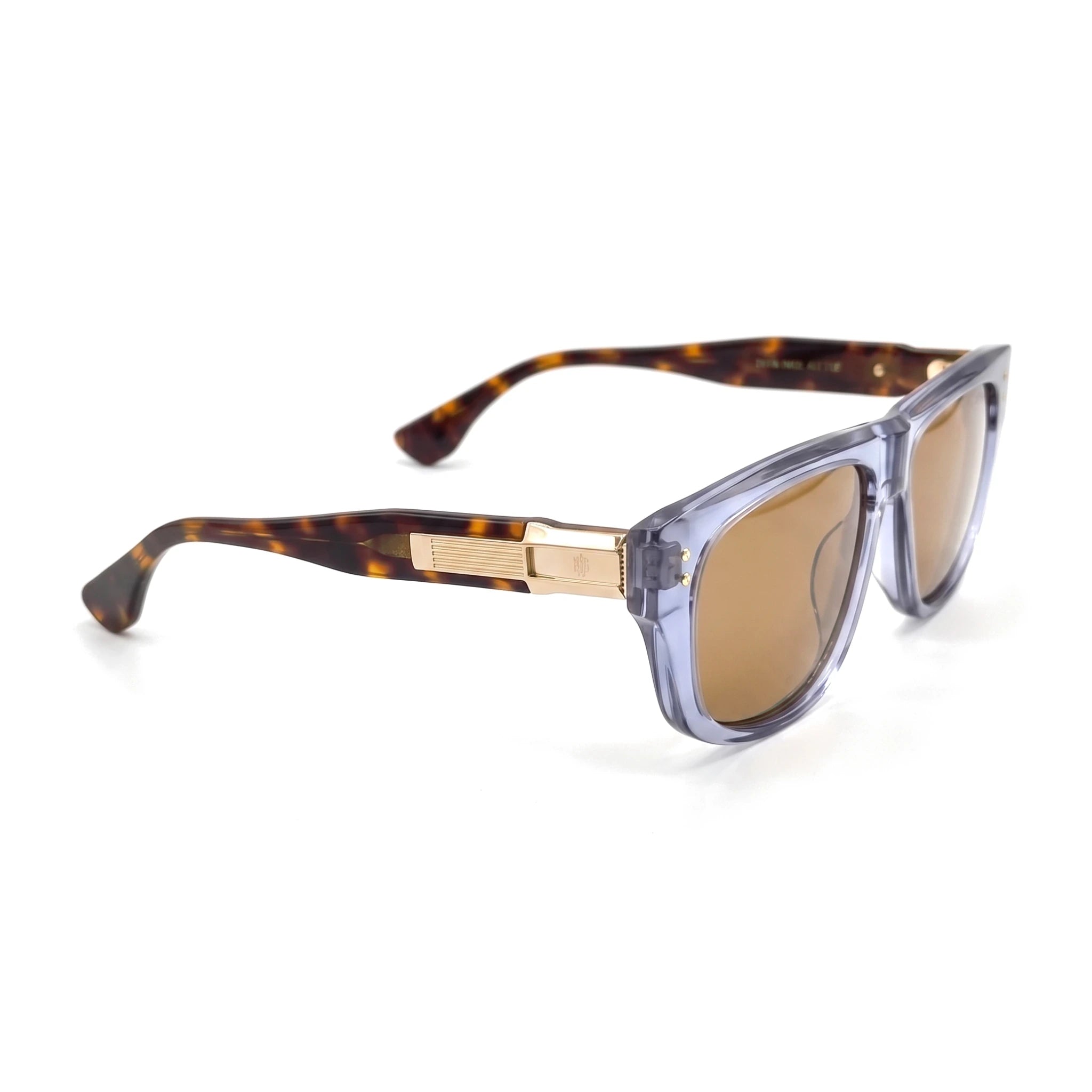 Salvo Blue Rectangle Sunglasses side view