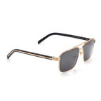 Torin Gold Aviator Sunglasses side view