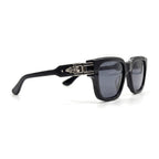 Marlow Black Square Sunglasses side view