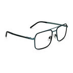 Olen Gray Blue Rectangle Eyeglasses
