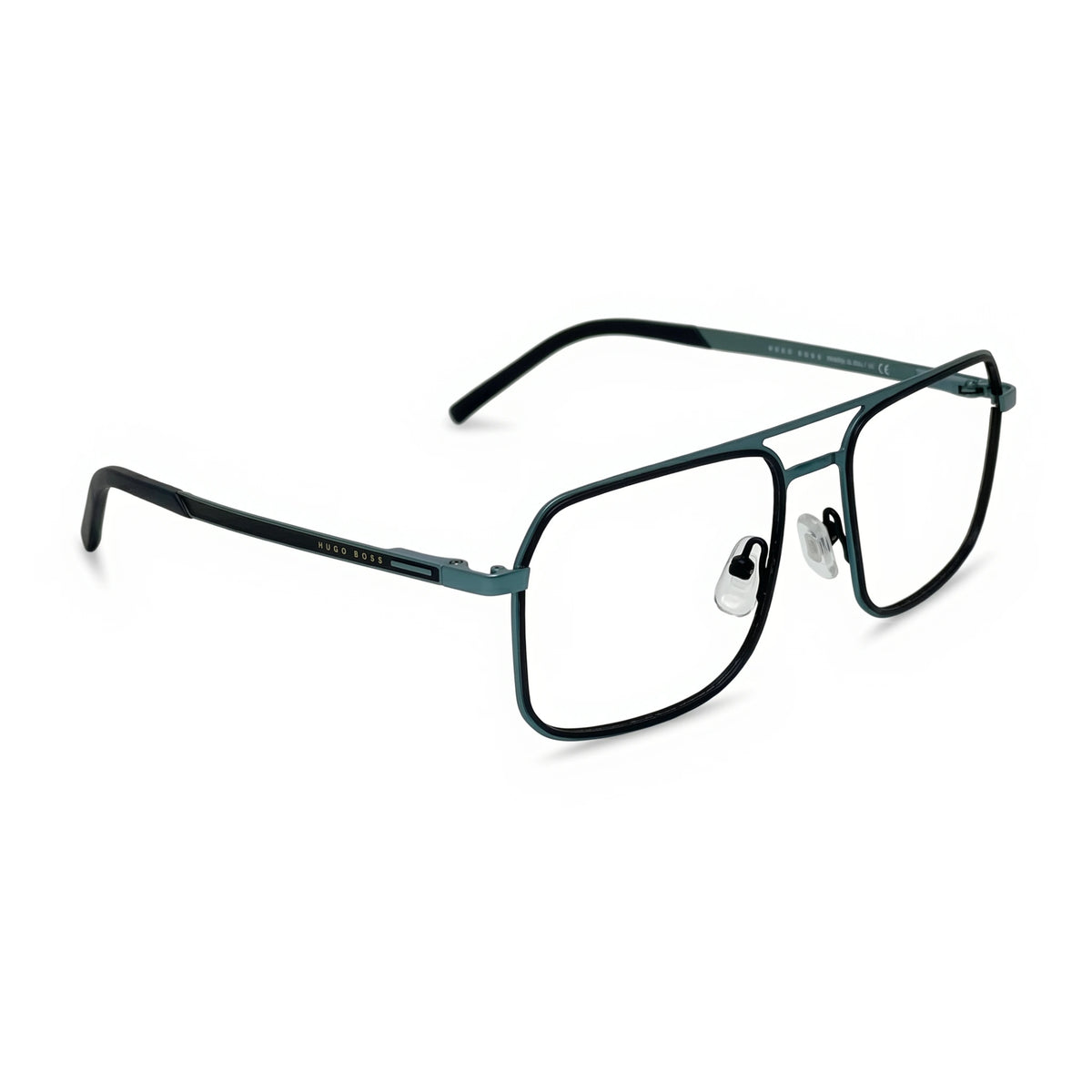Olen Gray Blue Rectangle Eyeglasses