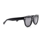 Dunmore Black Round Sunglasses side view