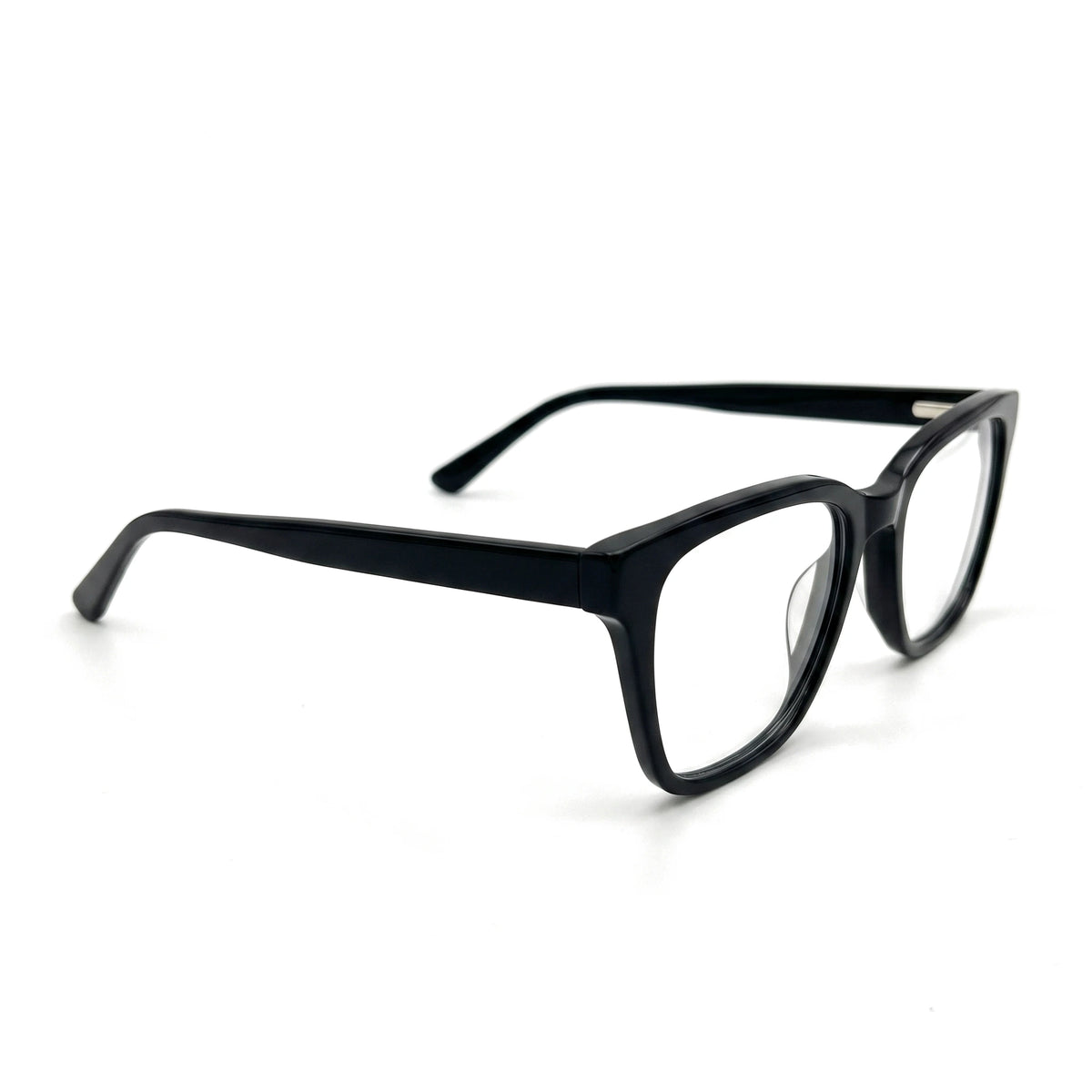 Juno Black Cat Eye Eyeglasses side view