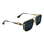 Bolt Gold Square Sunglasses
