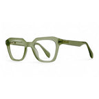 Celvoro Olive Rectangle Eyeglasses side view