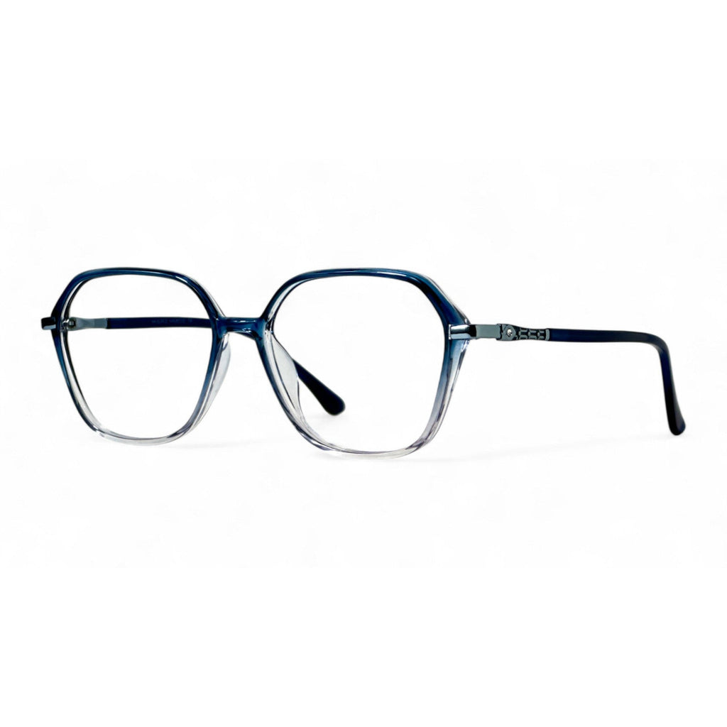Neril Sky blue Round Eyeglasses side view