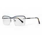 Aurenis Gold Rectangle Eyeglasses side view