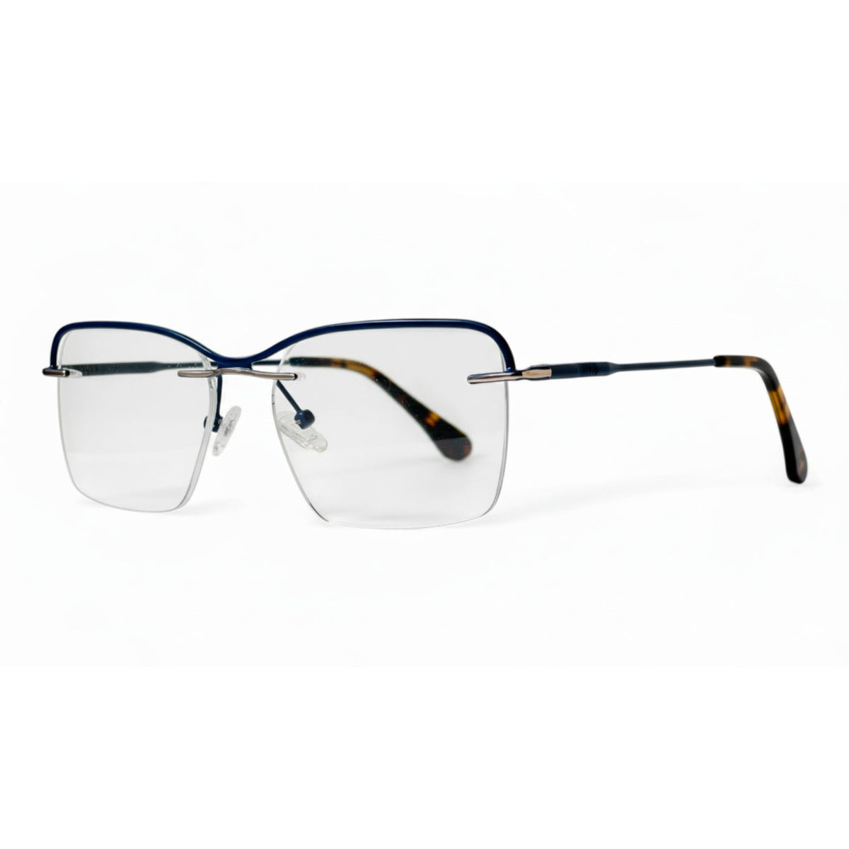 Aurenis Gold Rectangle Eyeglasses side view