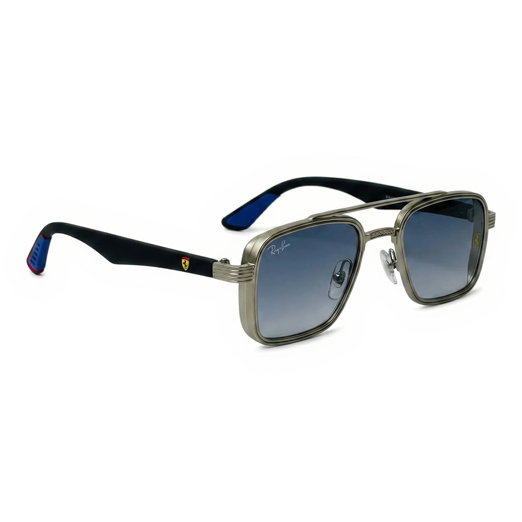 Strike Blue Square Sunglasses