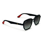 Pulse Black Square Sunglasses
