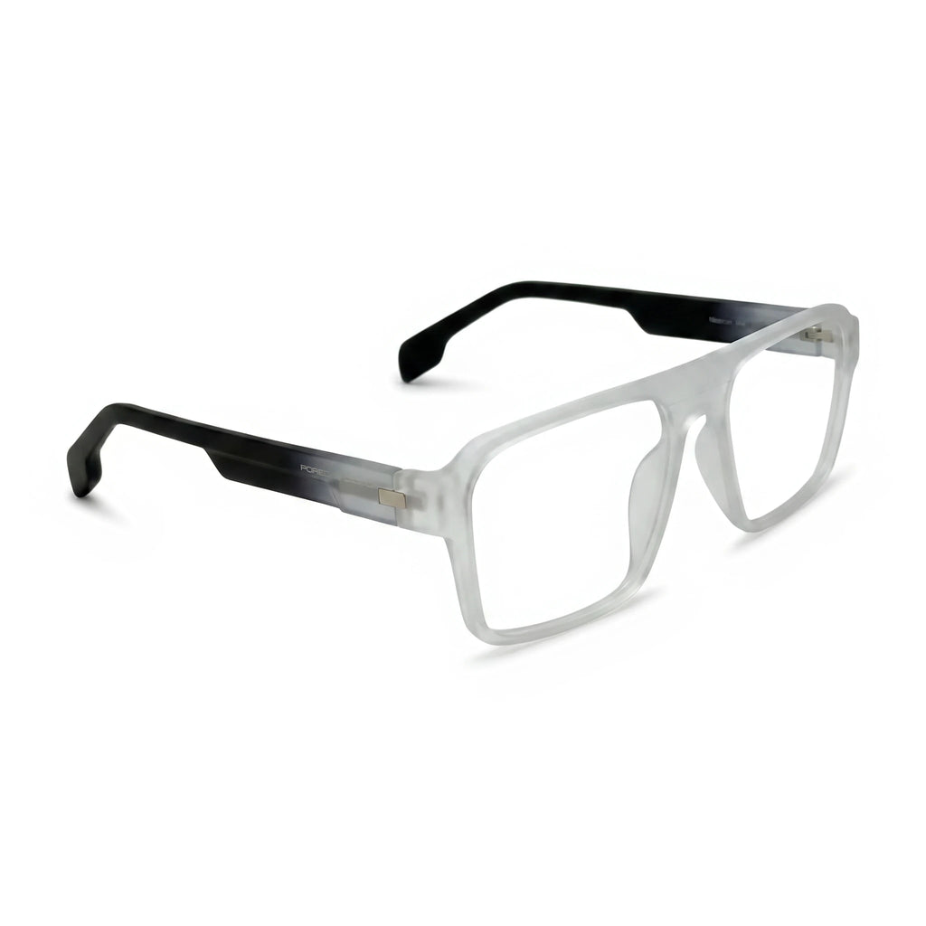 Blok Transparent Rectangle Eyeglasses