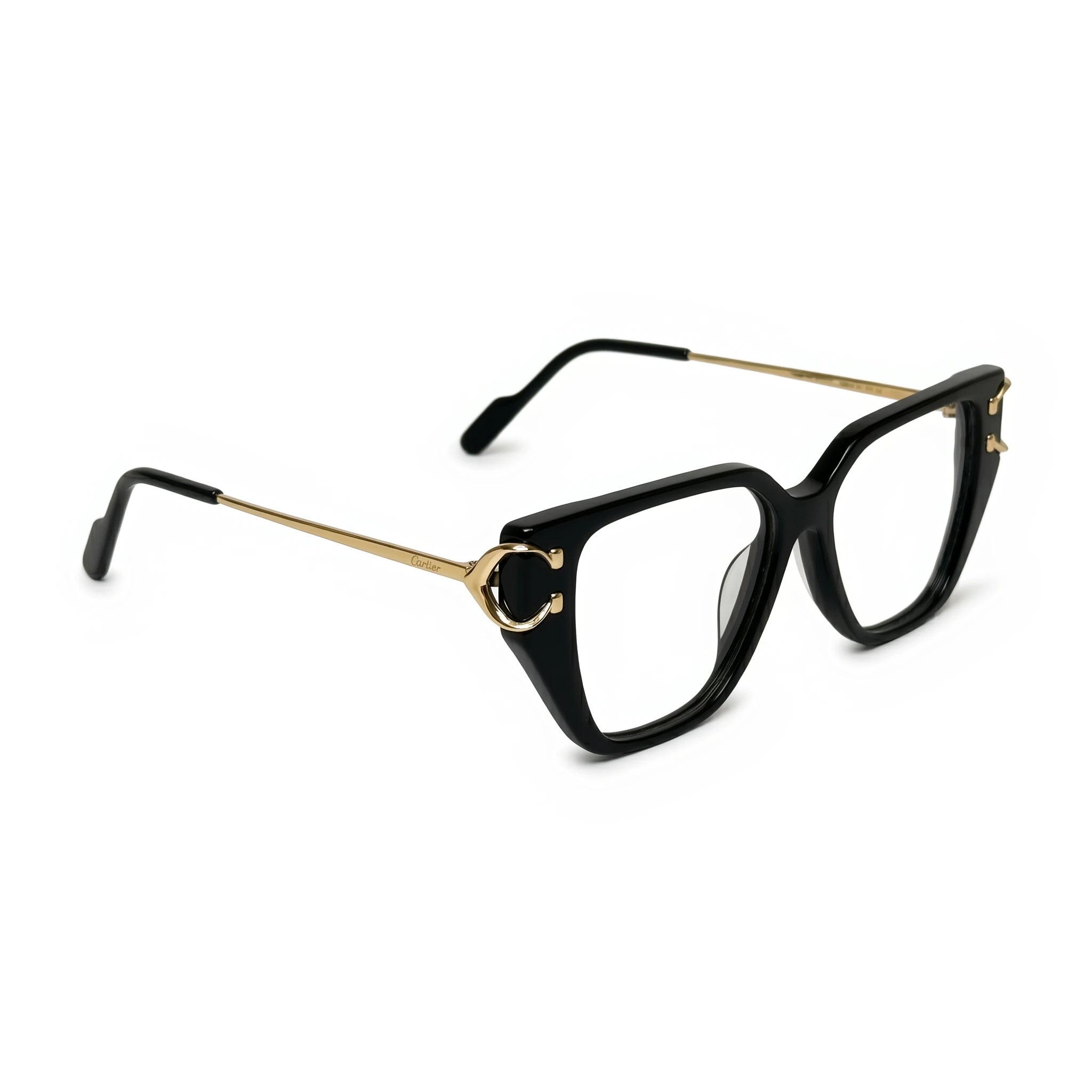 Zola Black golden Cat Eye Eyeglasses