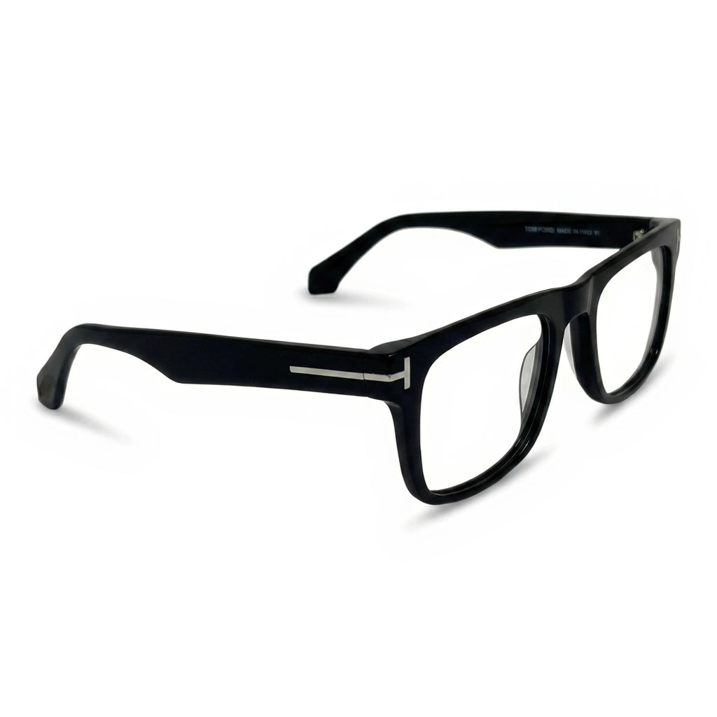 Grif Black Rectangle Eyeglasses