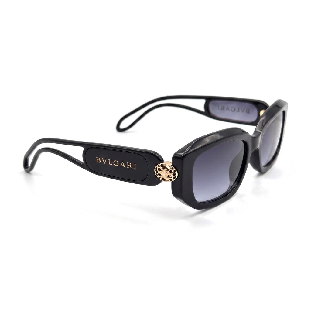 Vellum Black Rectangle Sunglasses side view