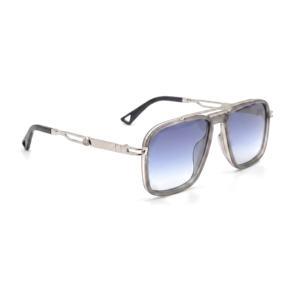 Cinder Gray Square Sunglasses side view
