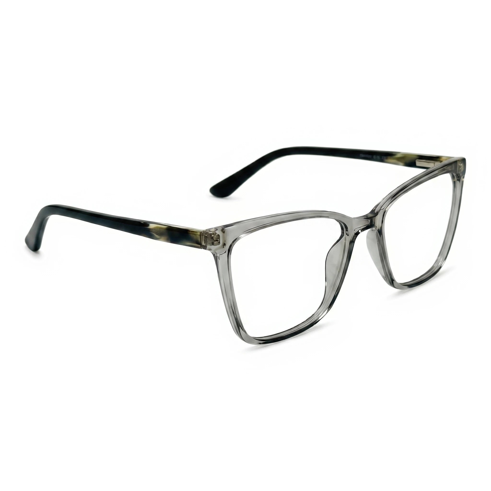 Brace Gray Square Eyeglasses