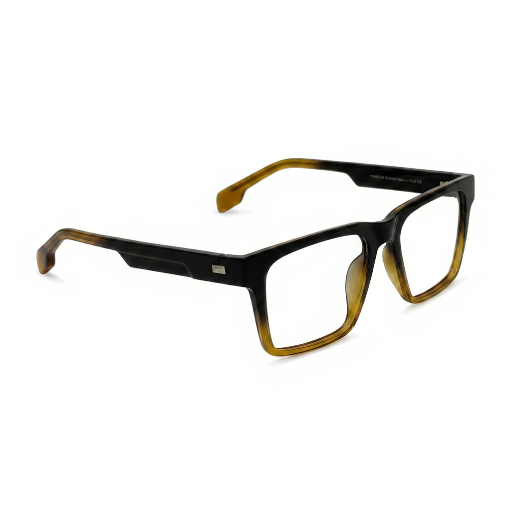 Dax Black golden Rectangle Eyeglasses