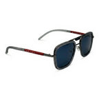 Beacon Black Square Sunglasses