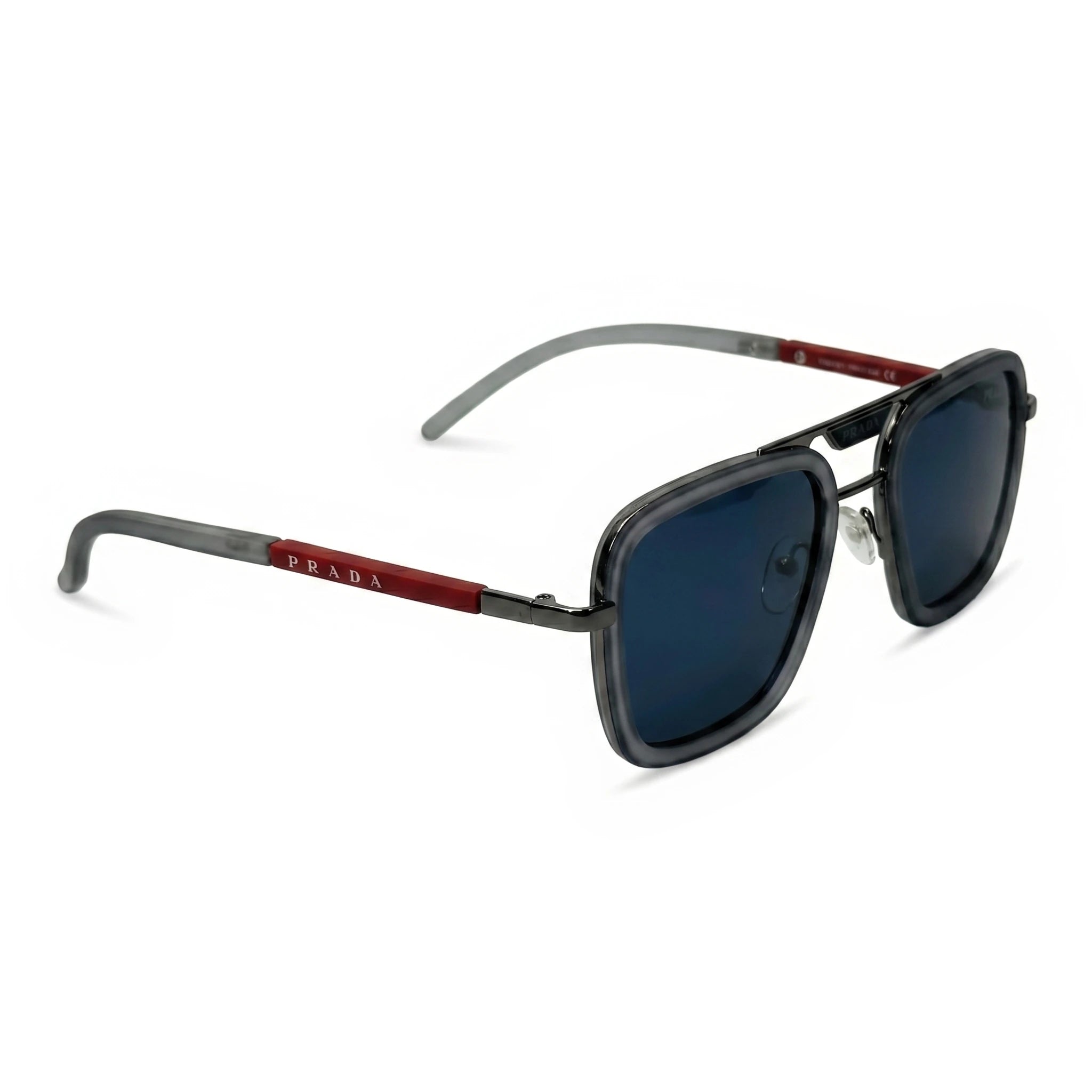 Beacon Black Square Sunglasses