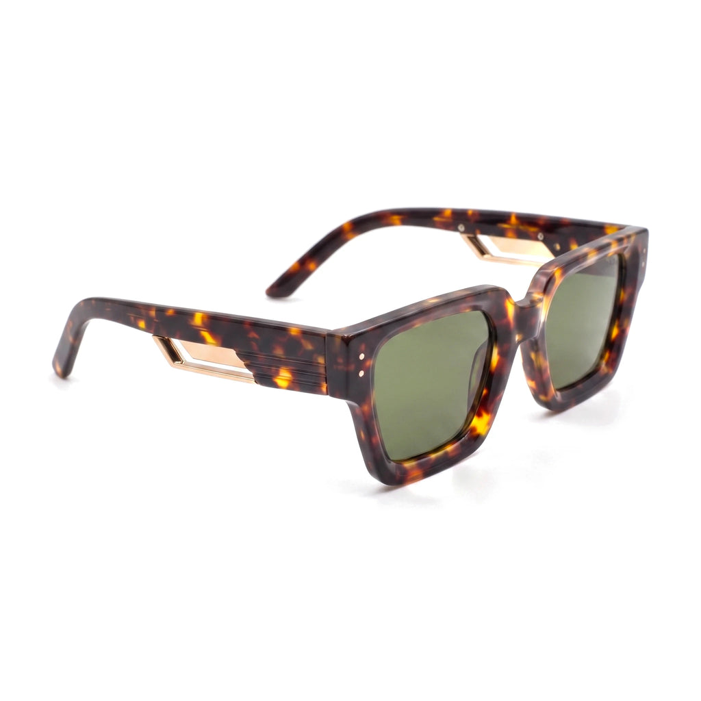 Bramble Tortoise Square Sunglasses side view